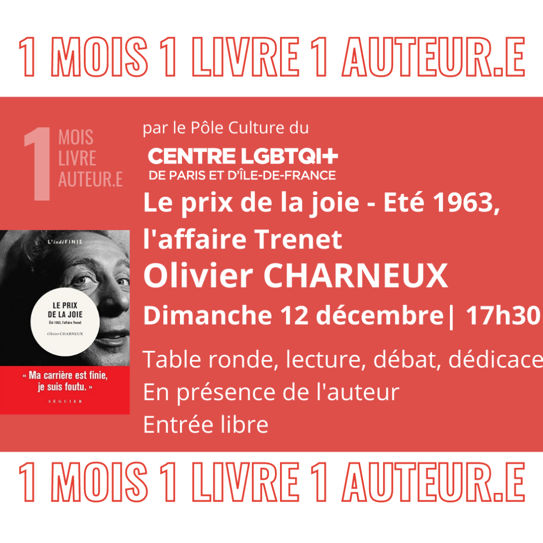 Rencontre avec Olivier Charneux – « Le Prix de la joie »