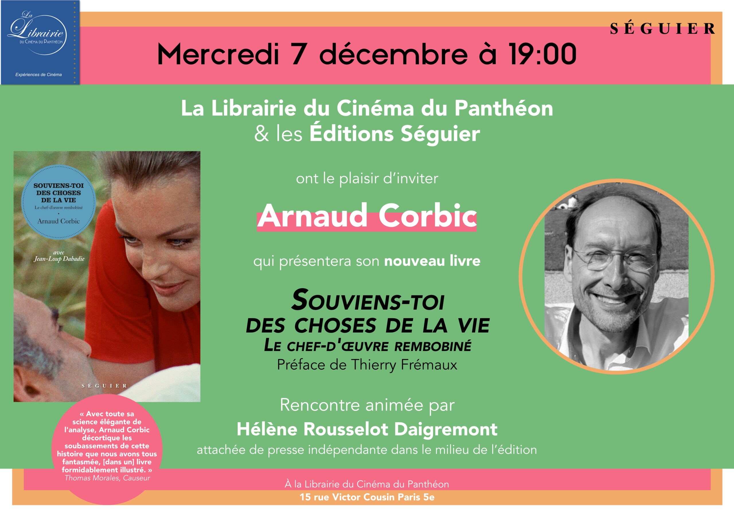 Rencontre avec Arnaud Corbic