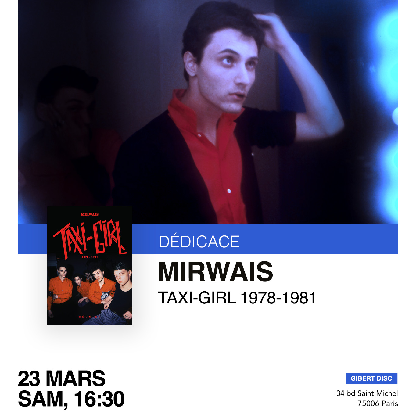 Rencontre et dédicace avec Mirwais